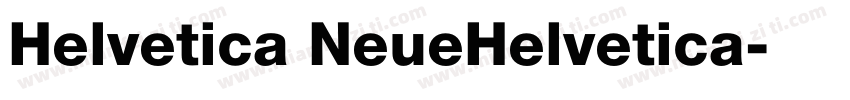 Helvetica NeueHelvetica字体转换